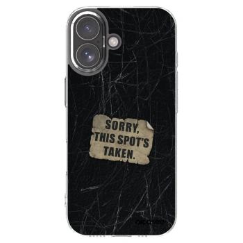 Picasee διαφανής θήκη σιλικόνης Apple iPhone 17 - SORRY