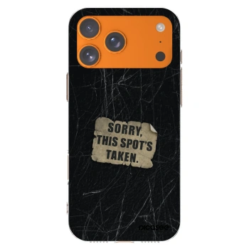 Picasee διαφανής θήκη σιλικόνης Apple iPhone 17 Pro Max - SORRY