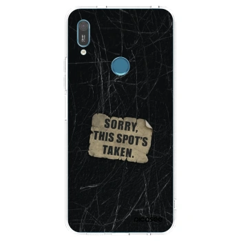 Picasee διαφανής θήκη σιλικόνης Huawei Y6 2019 - SORRY