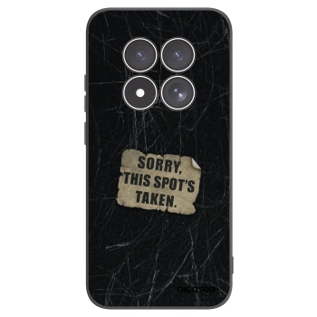 Picasee Μαύρη θήκη σιλικόνης για Xiaomi Redmi Note 15 Pro 4G - SORRY