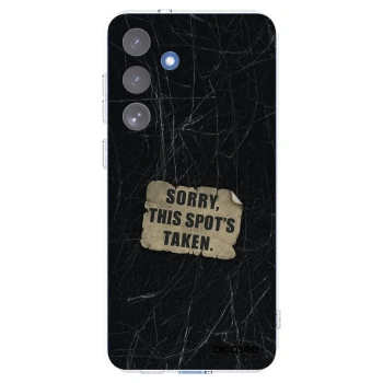 Picasee διαφανής θήκη σιλικόνης Samsung Galaxy S25 FE 5G - SORRY