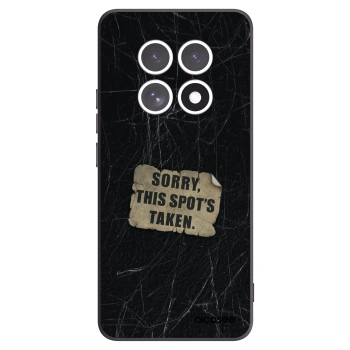 Picasee Μαύρη θήκη σιλικόνης για Xiaomi Redmi Note 15 - SORRY