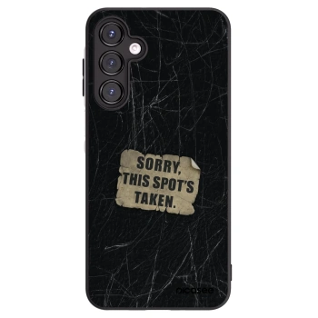 Picasee Μαύρη θήκη σιλικόνης για Samsung Galaxy A16 4G - SORRY