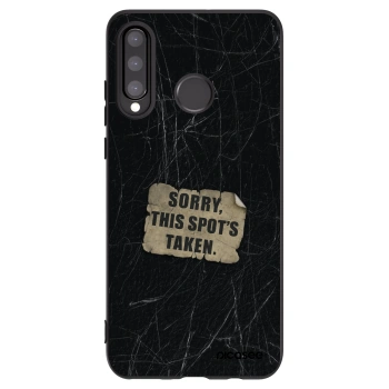 Picasee Μαύρη θήκη σιλικόνης για Huawei P30 Lite - SORRY
