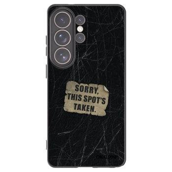 Picasee Μαύρη θήκη σιλικόνης για Samsung Galaxy S26 Ultra - SORRY