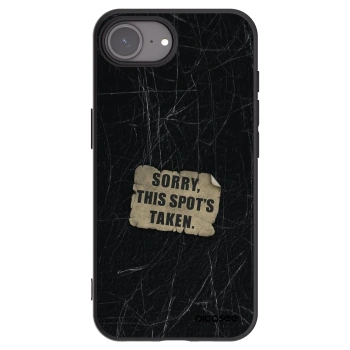 Picasee Μαύρη θήκη σιλικόνης για Apple iPhone 17e - SORRY