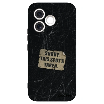 Picasee Μαύρη θήκη σιλικόνης για Honor 600 Lite - SORRY