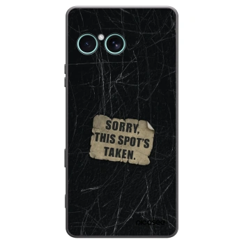 Picasee Μαύρη θήκη σιλικόνης για Sony Xperia 10 VII - SORRY