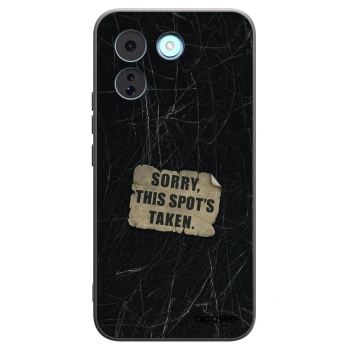 Picasee Μαύρη θήκη σιλικόνης για Xiaomi Redmi Note 17 Pro MAX 5G - SORRY