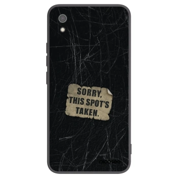 Picasee Μαύρη θήκη σιλικόνης για Xiaomi Redmi 7A - SORRY