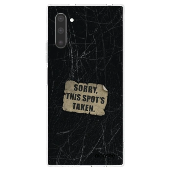 Picasee διαφανής θήκη σιλικόνης Samsung Galaxy Note 10 N970F - SORRY