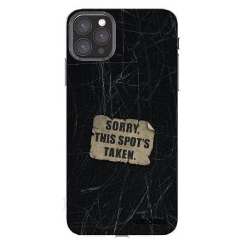 Picasee διαφανής θήκη σιλικόνης Apple iPhone 11 Pro Max - SORRY