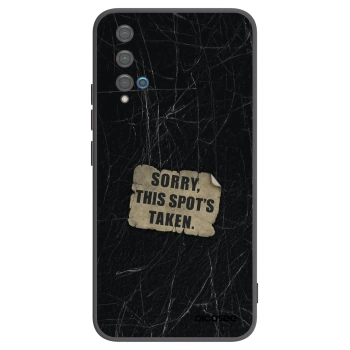 Picasee Μαύρη θήκη σιλικόνης για Huawei Nova 5T - SORRY