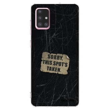 Picasee διαφανής θήκη σιλικόνης Samsung Galaxy A71 A715F - SORRY