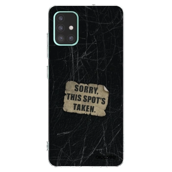 Picasee διαφανής θήκη σιλικόνης Samsung Galaxy A51 A515F - SORRY