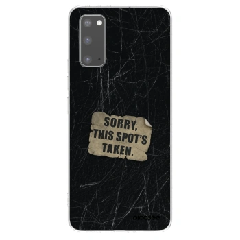 Picasee διαφανής θήκη σιλικόνης Samsung Galaxy S20 G980F - SORRY