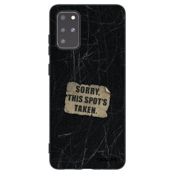 Picasee Μαύρη θήκη σιλικόνης για Samsung Galaxy S20+ G985F - SORRY