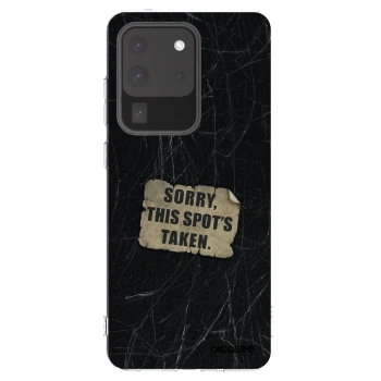 Picasee διαφανής θήκη σιλικόνης Samsung Galaxy S20 Ultra 5G G988F - SORRY