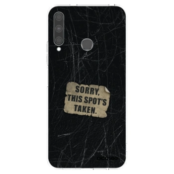 Picasee διαφανής θήκη σιλικόνης Huawei P40 Lite E - SORRY