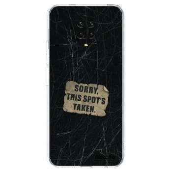 Picasee διαφανής θήκη σιλικόνης Xiaomi Redmi Note 9 Pro - SORRY