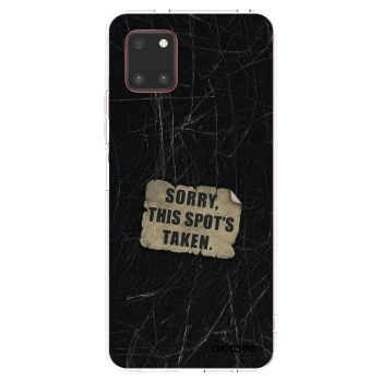 Picasee διαφανής θήκη σιλικόνης Samsung Galaxy Note 10 Lite N770F - SORRY