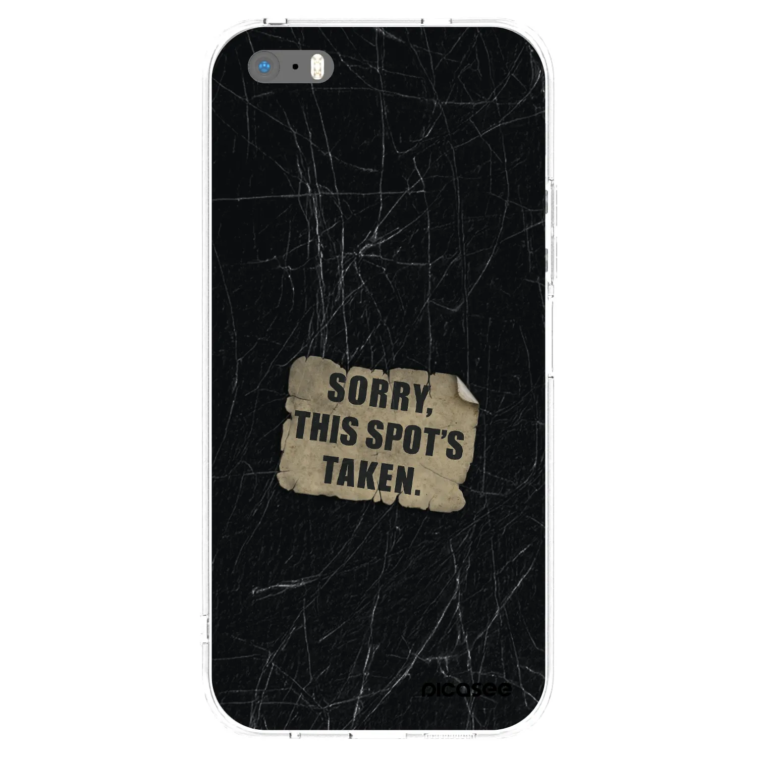 Picasee διαφανής θήκη σιλικόνης Apple iPhone 5/5S/SE - SORRY