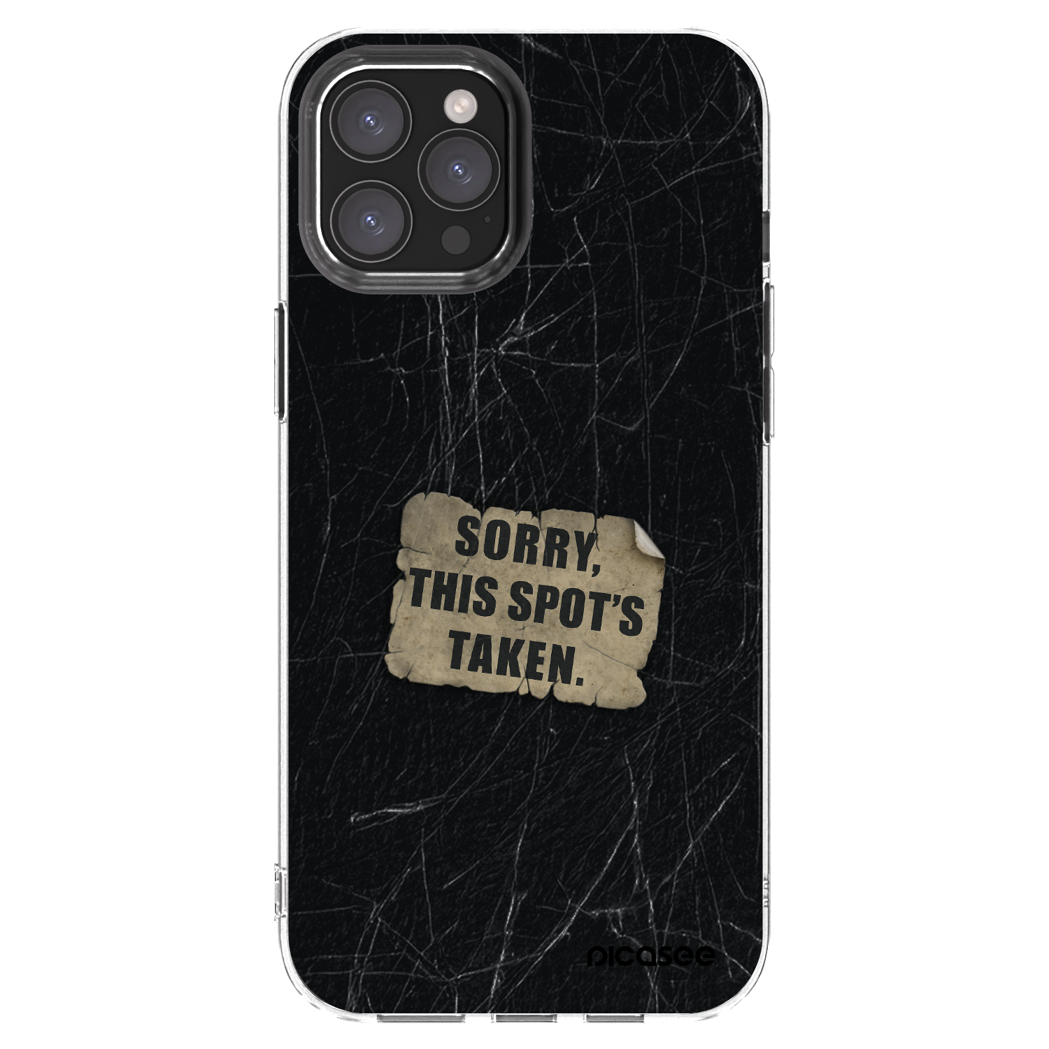 Picasee διαφανής θήκη σιλικόνης Apple iPhone 12 Pro Max - SORRY