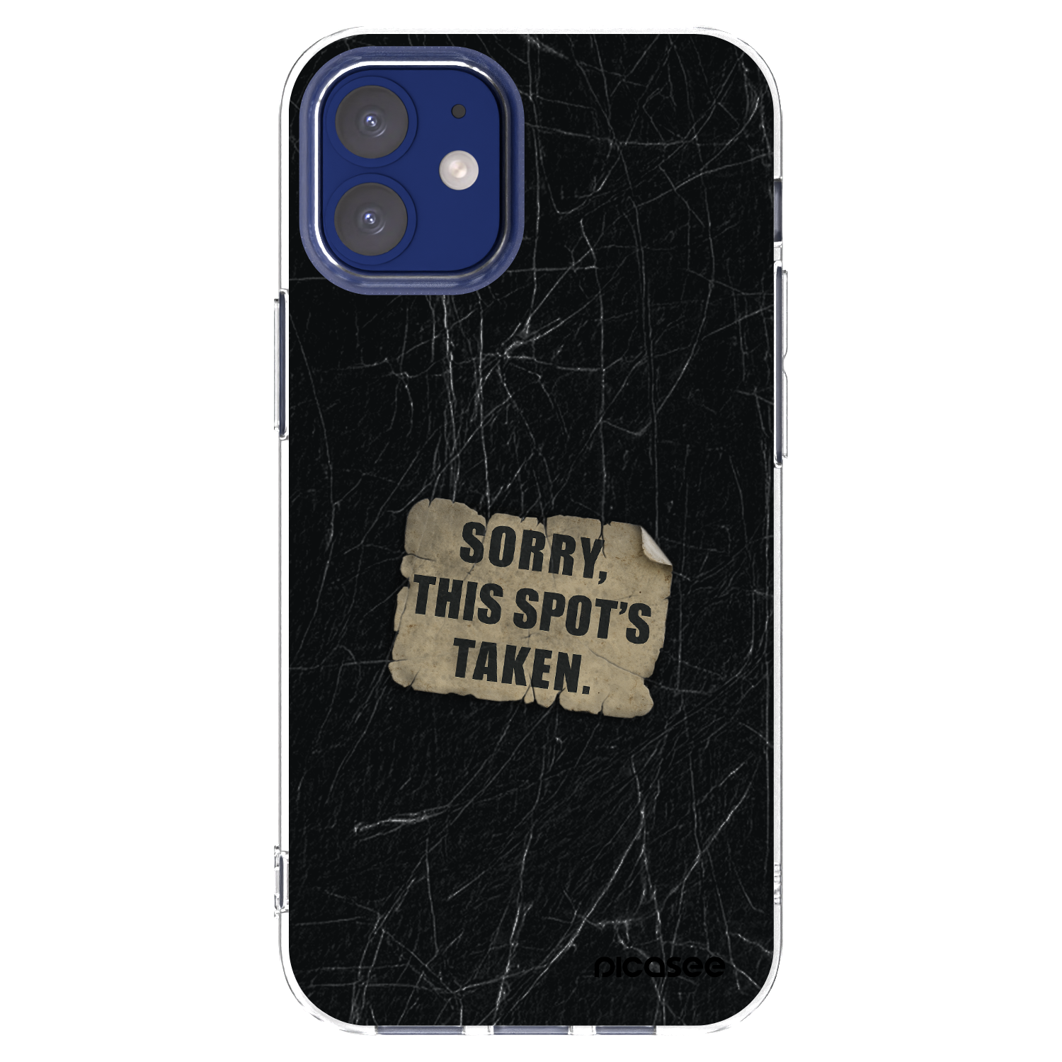 Picasee διαφανής θήκη σιλικόνης Apple iPhone 12 mini - SORRY