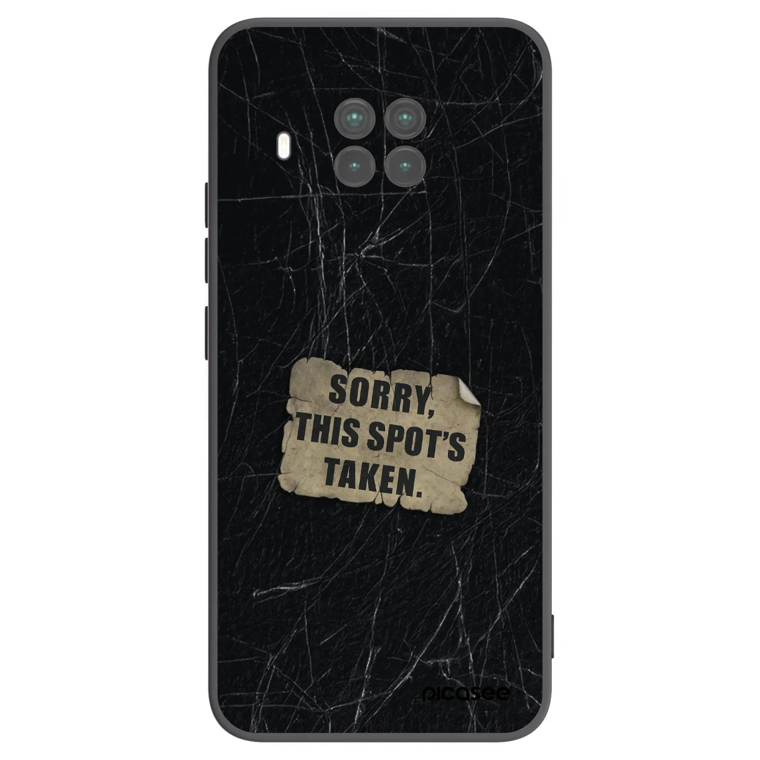 Picasee Μαύρη θήκη σιλικόνης για Xiaomi Mi 10T Lite - SORRY