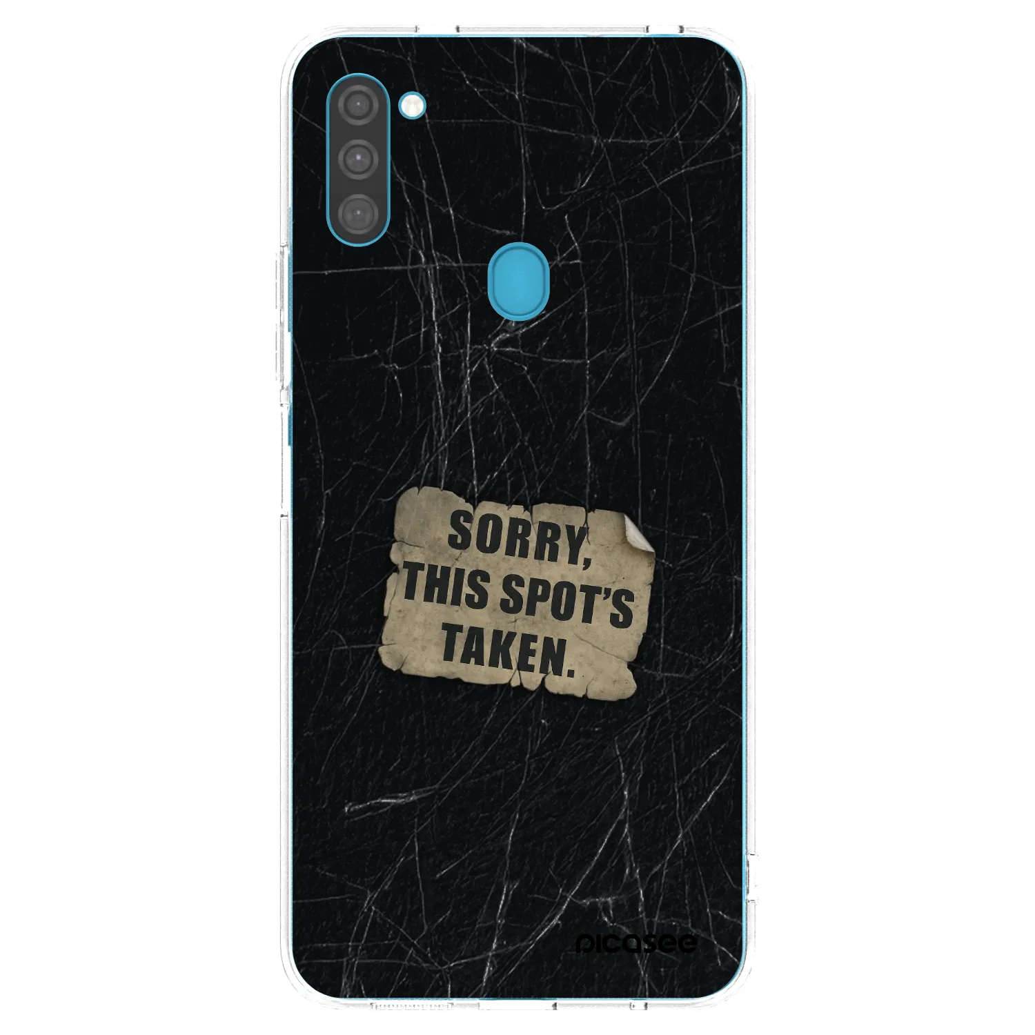 Picasee διαφανής θήκη σιλικόνης Samsung Galaxy M11 - SORRY