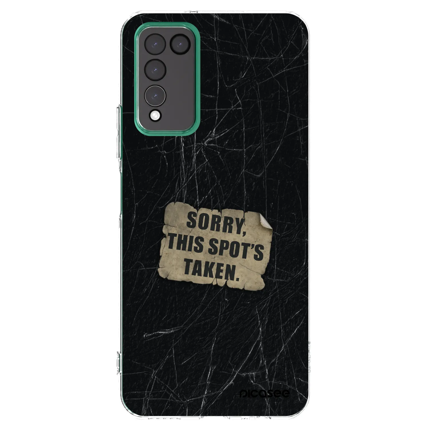 Picasee διαφανής θήκη σιλικόνης Honor 10X Lite - SORRY