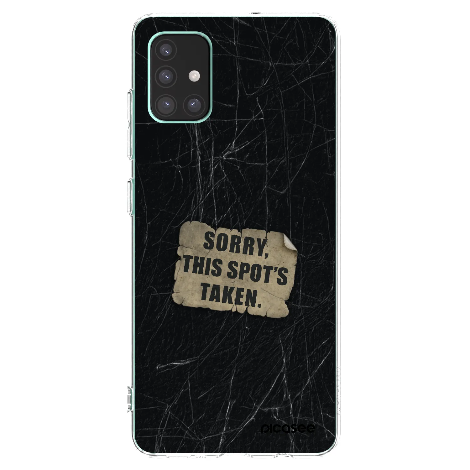 Picasee διαφανής θήκη σιλικόνης Samsung Galaxy M51 M515F - SORRY