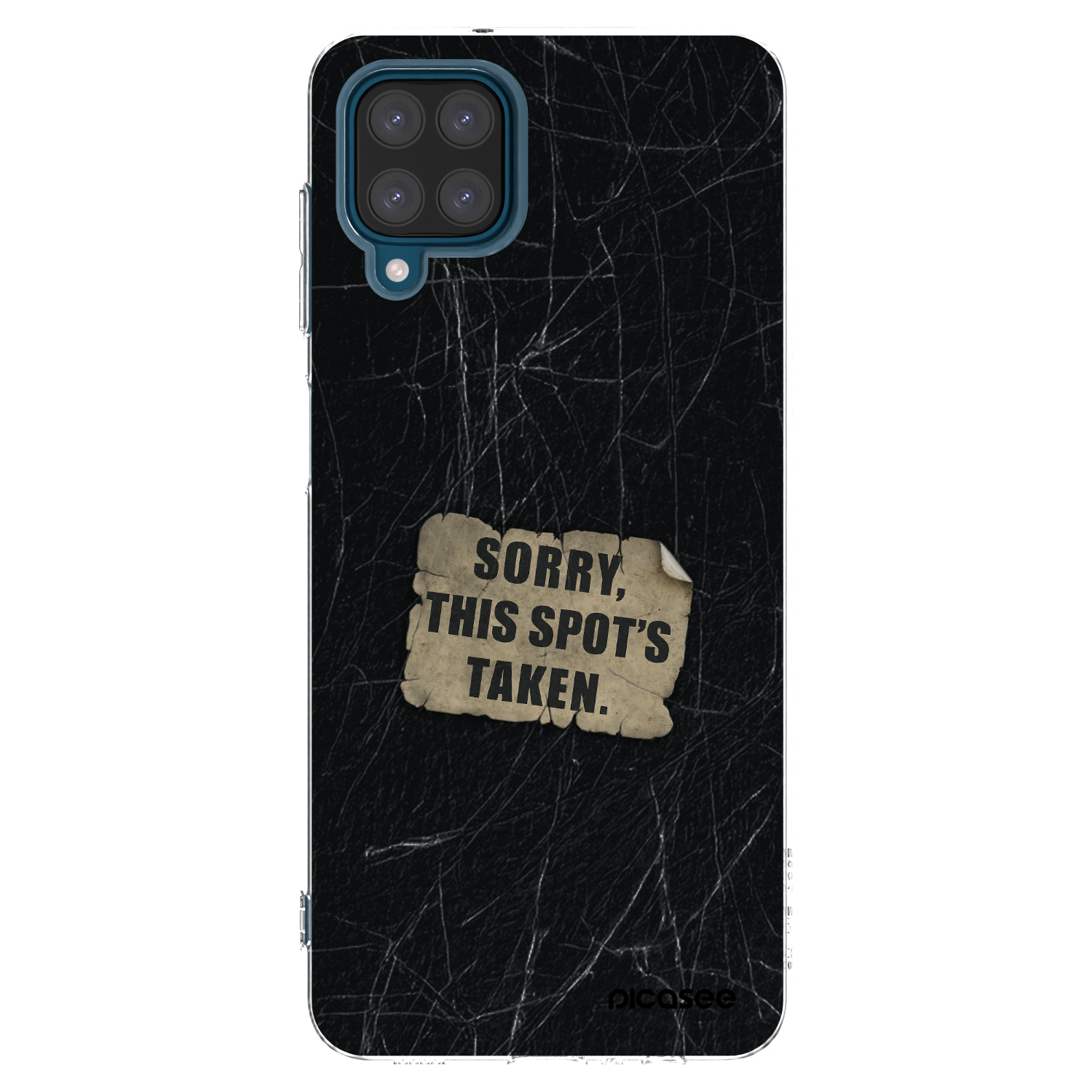 Picasee διαφανής θήκη σιλικόνης Samsung Galaxy A12 A125F - SORRY
