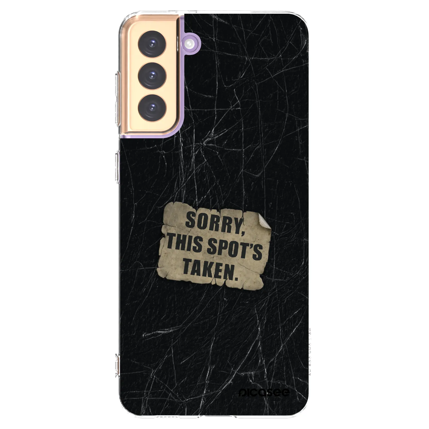 Picasee διαφανής θήκη σιλικόνης Samsung Galaxy S21+ 5G G996F - SORRY