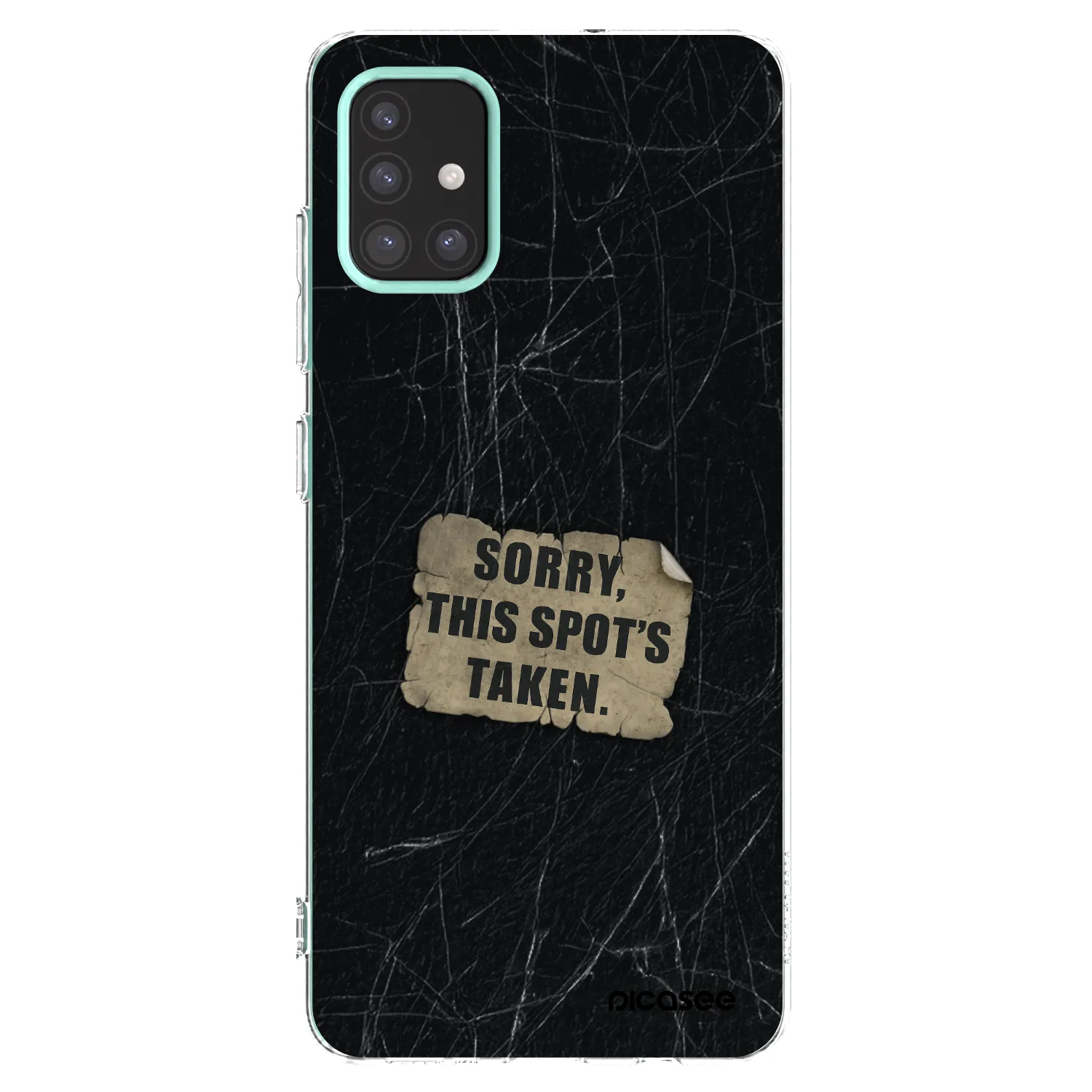 Picasee διαφανής θήκη σιλικόνης Samsung Galaxy M31s - SORRY