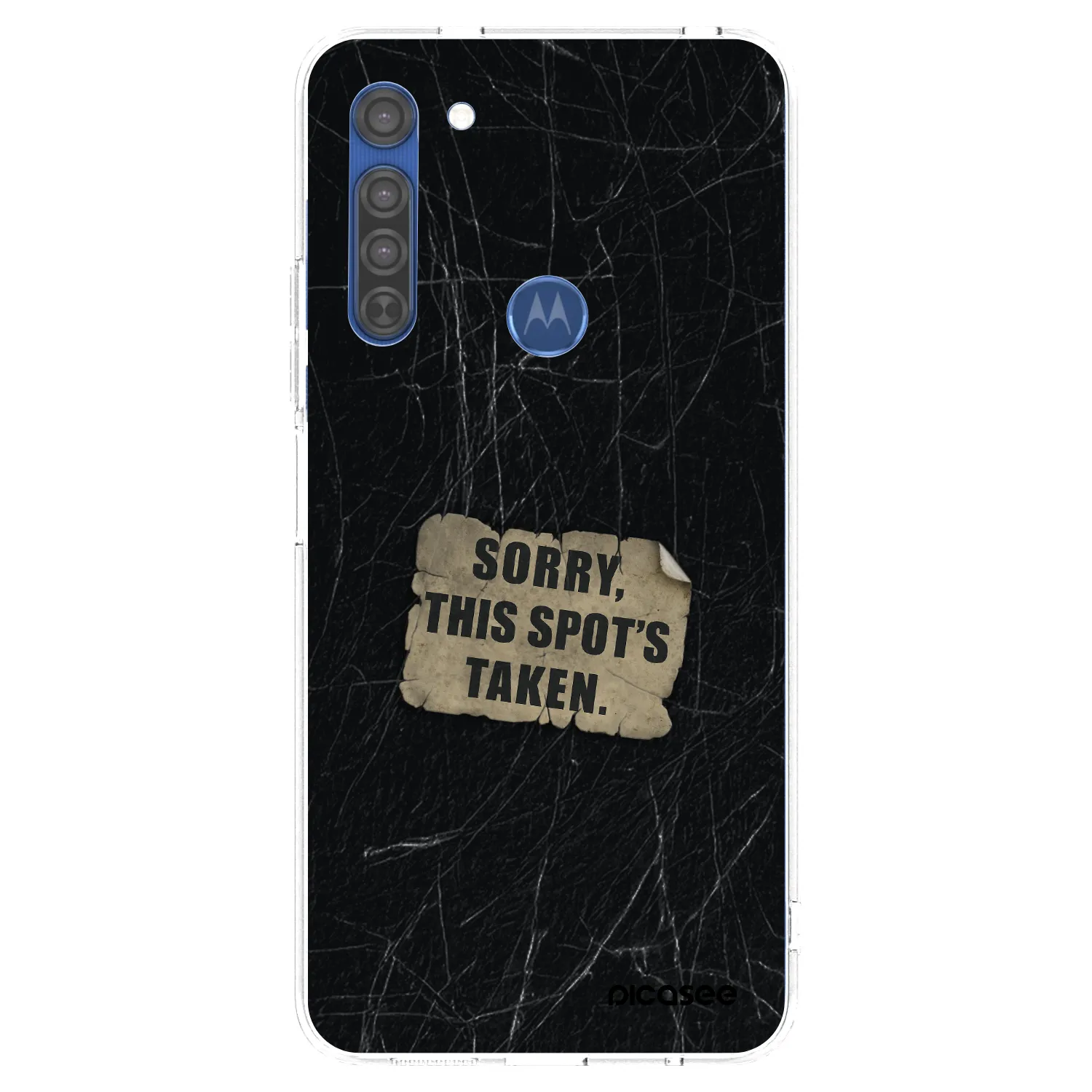 Picasee διαφανής θήκη σιλικόνης Motorola Moto G8 - SORRY