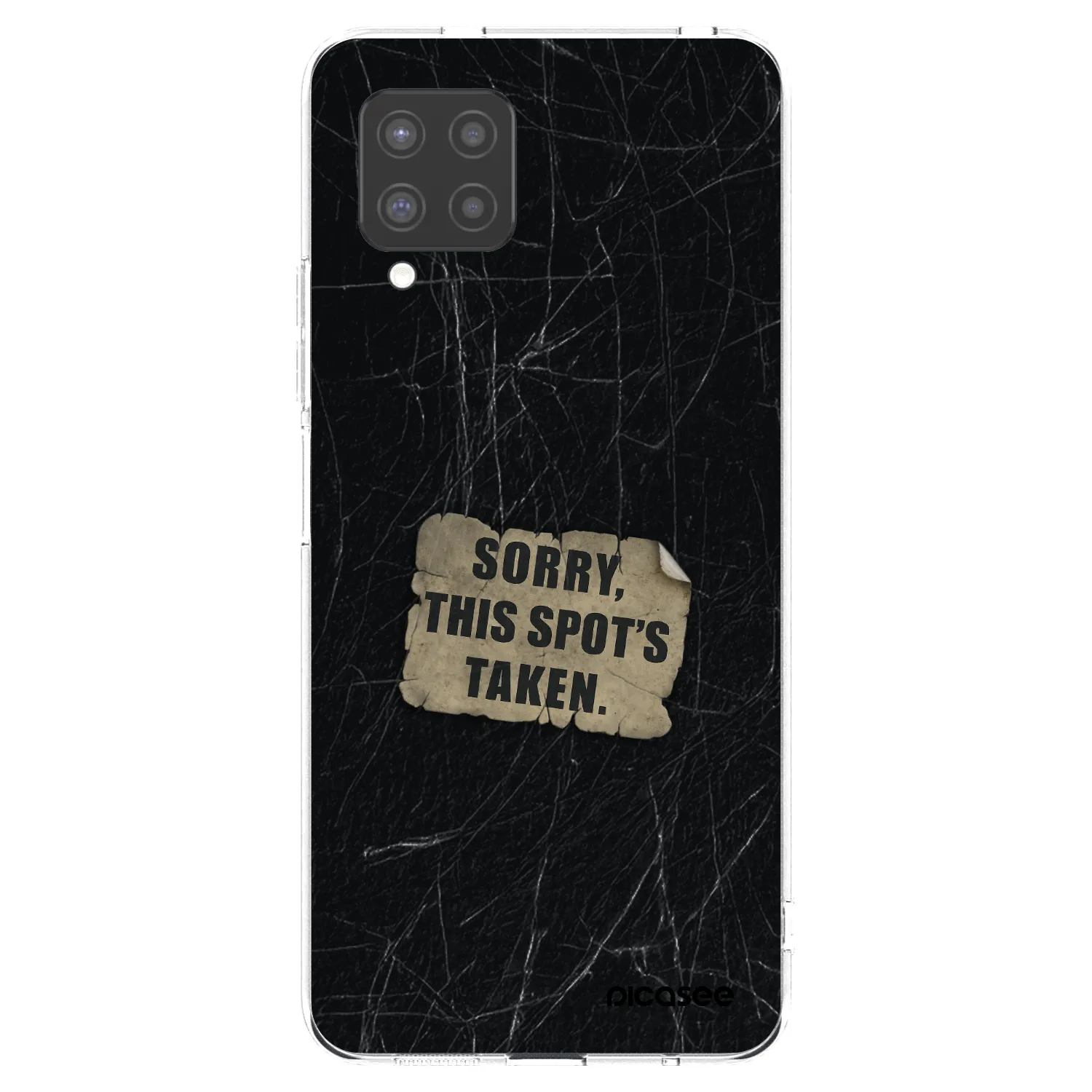 Picasee διαφανής θήκη σιλικόνης Samsung Galaxy A42 A426B - SORRY