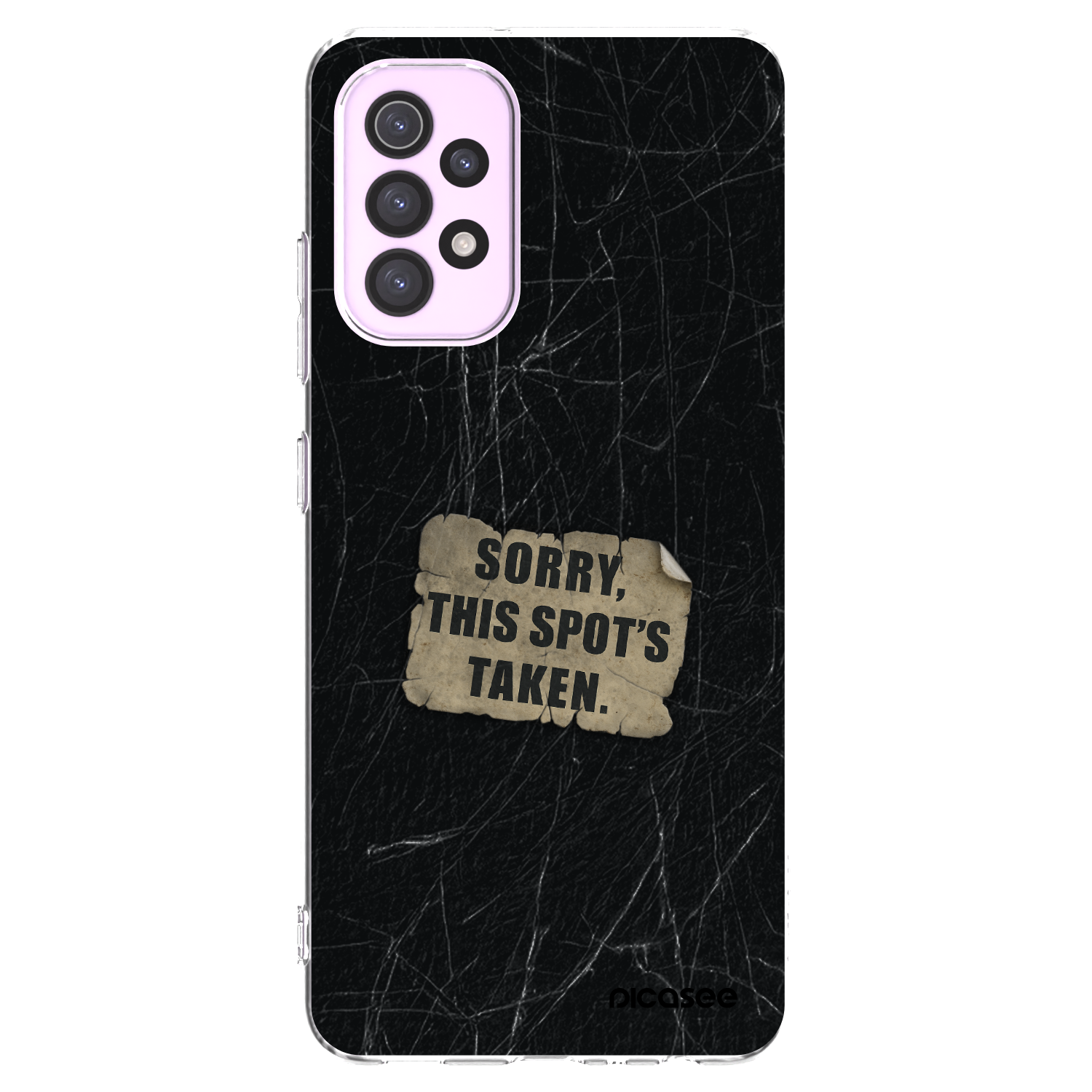 Picasee διαφανής θήκη σιλικόνης Samsung Galaxy A32 5G A326B - SORRY