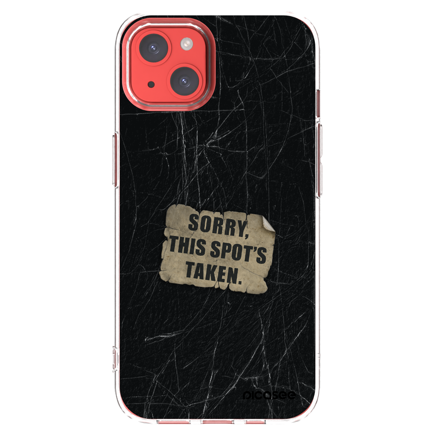 Picasee διαφανής θήκη σιλικόνης Apple iPhone 13 - SORRY