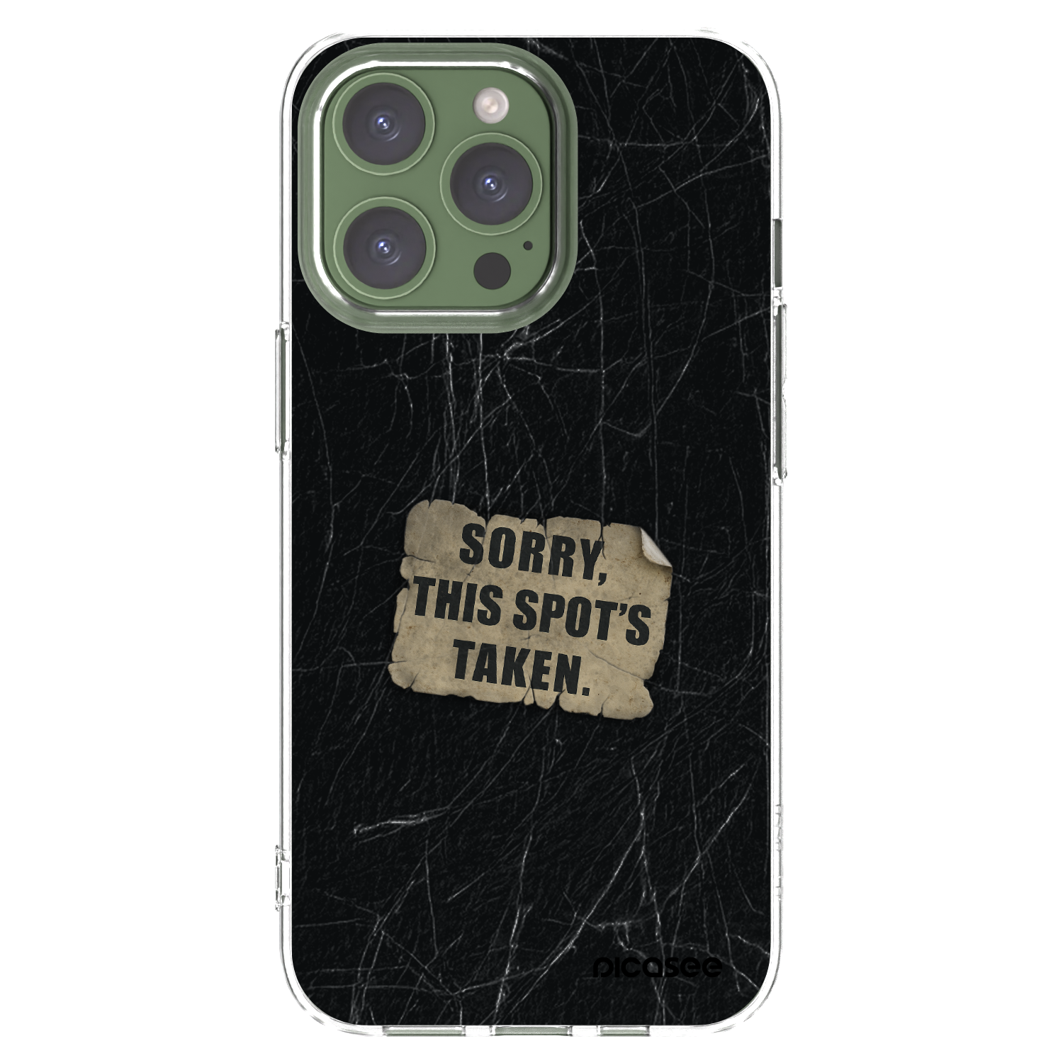 Picasee διαφανής θήκη σιλικόνης Apple iPhone 13 Pro - SORRY