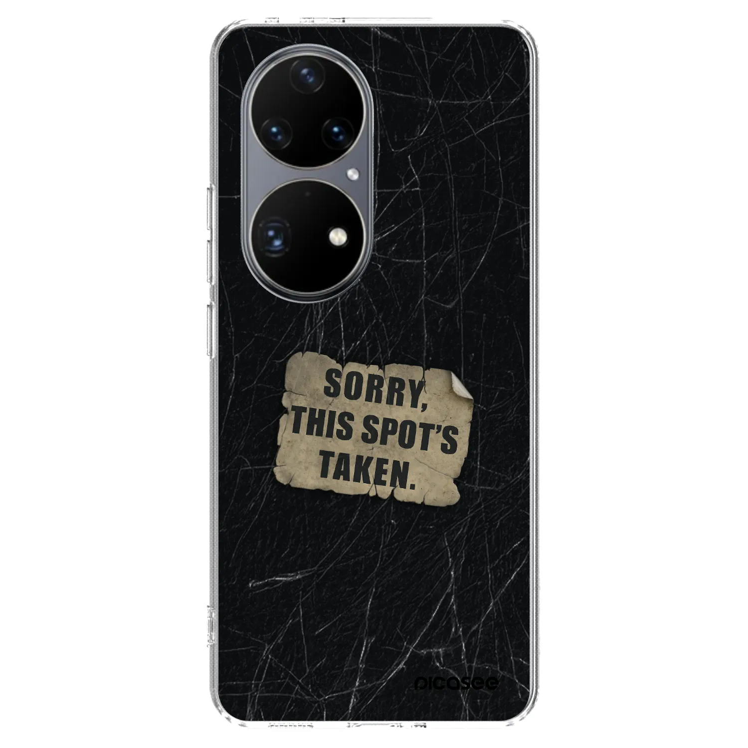 Picasee διαφανής θήκη σιλικόνης Huawei P50 - SORRY
