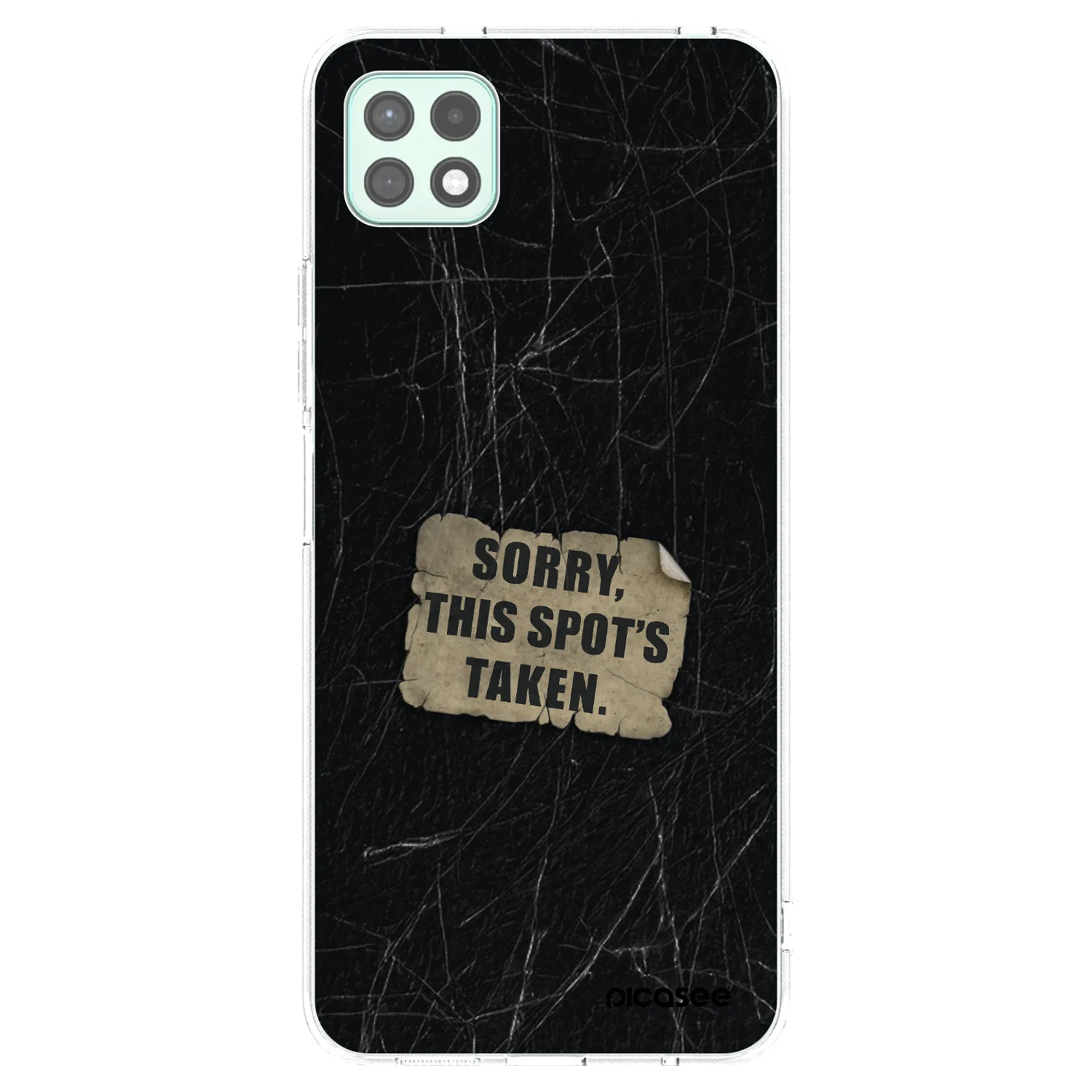 Picasee διαφανής θήκη σιλικόνης Samsung Galaxy A22 A226B 5G - SORRY
