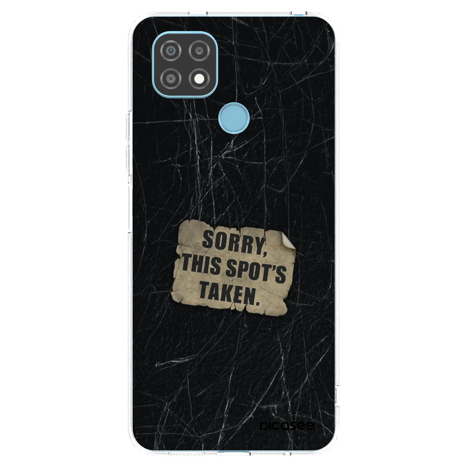 Picasee διαφανής θήκη σιλικόνης Realme C21 - SORRY