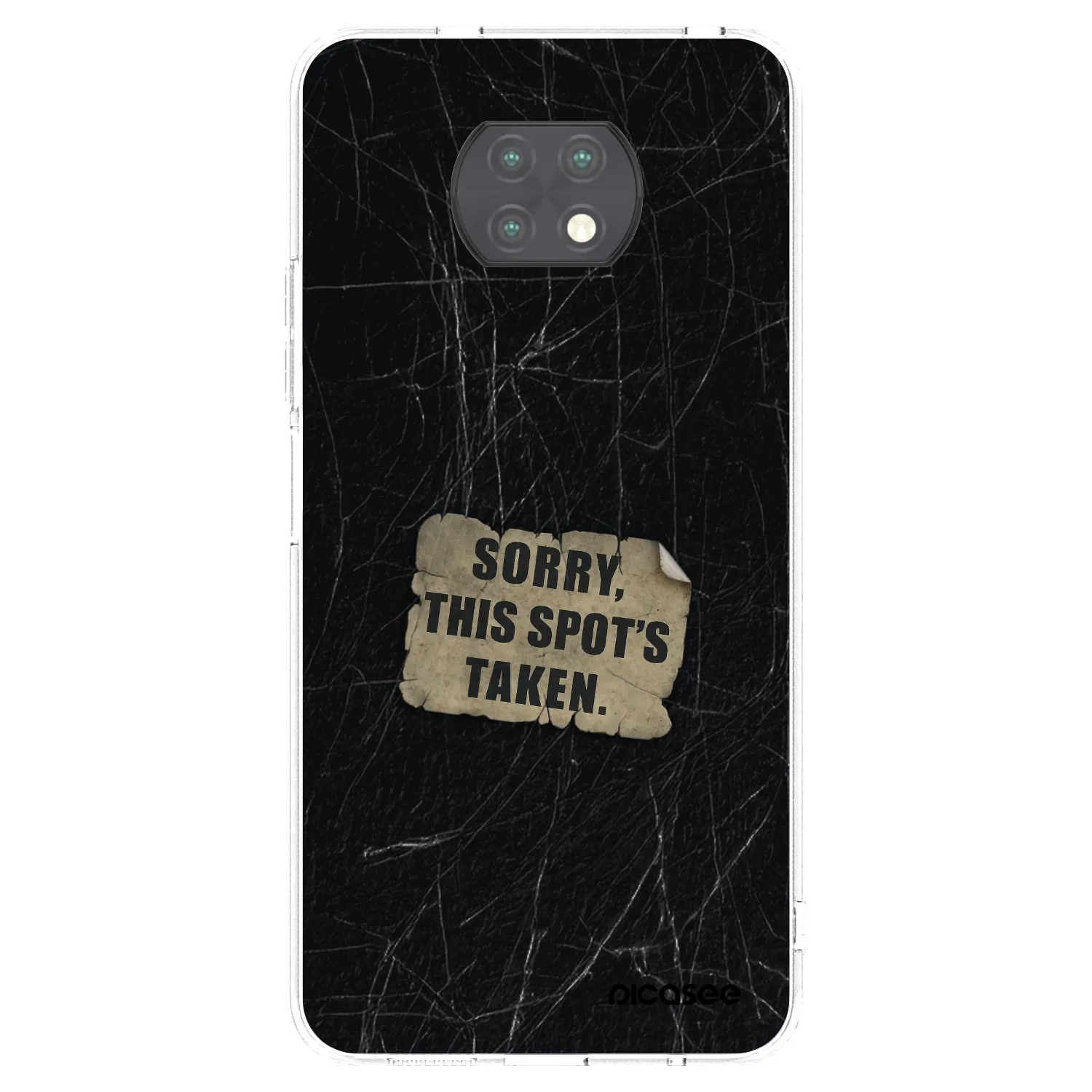 Picasee διαφανής θήκη σιλικόνης Xiaomi Redmi Note 9T - SORRY