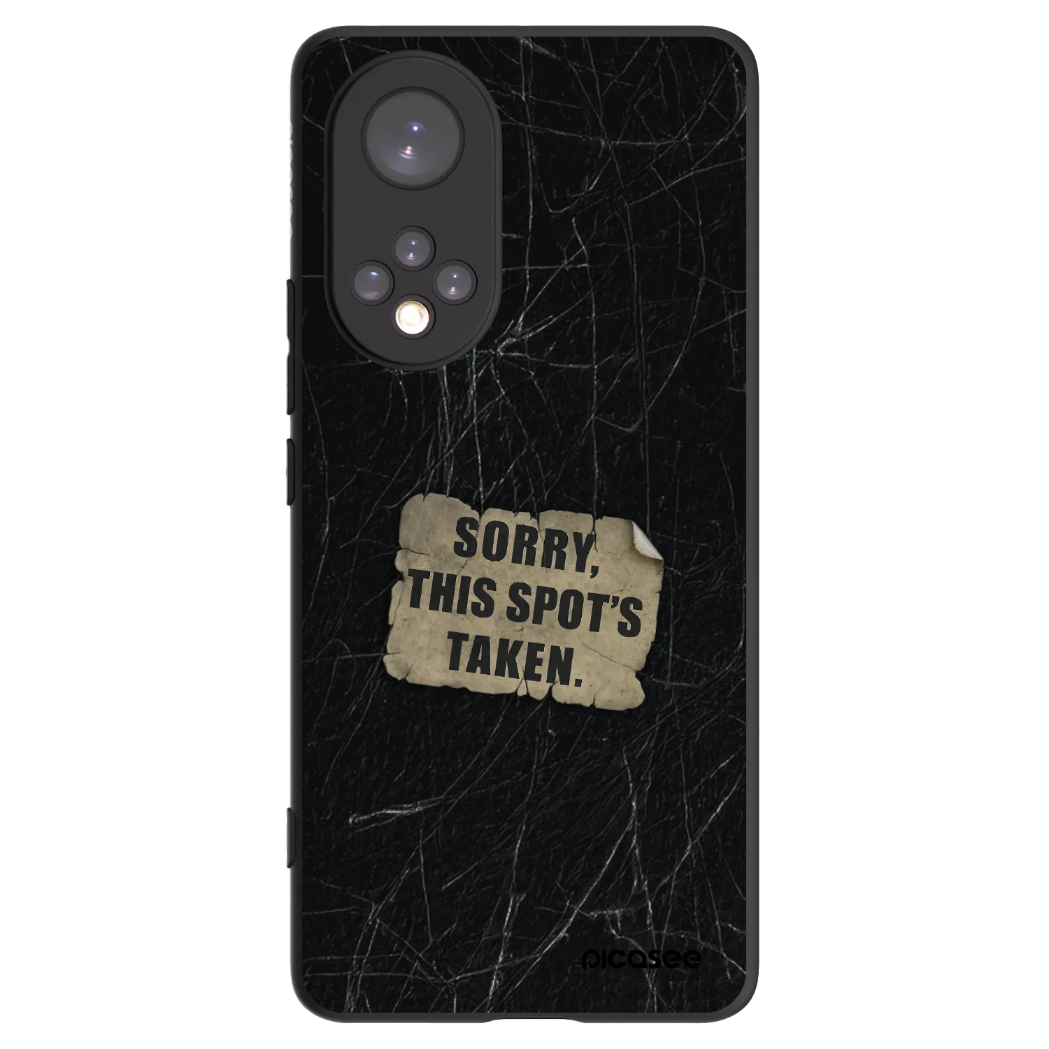 Picasee Μαύρη θήκη σιλικόνης για Huawei Nova 9 - SORRY