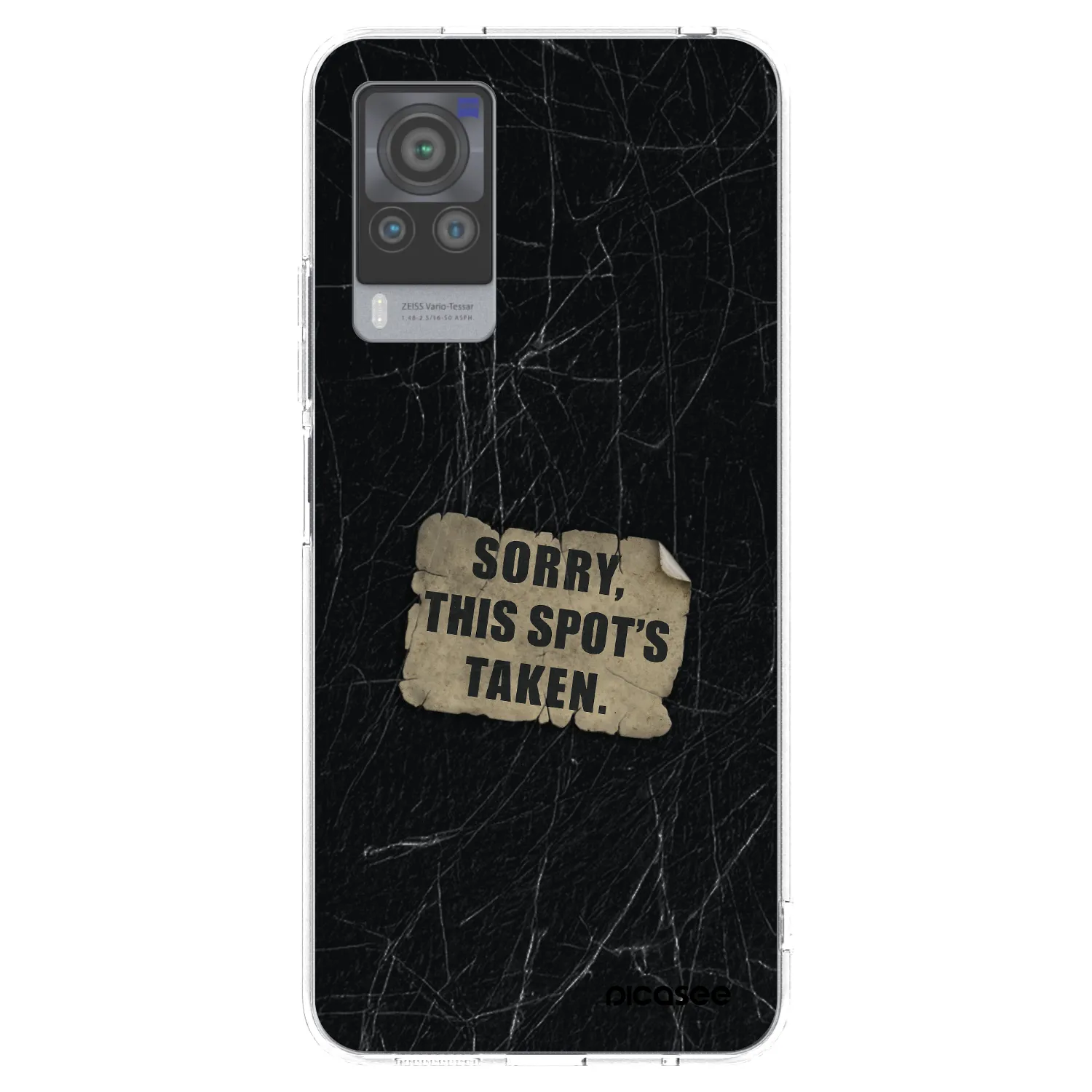 Picasee διαφανής θήκη σιλικόνης Vivo X60 Pro 5G - SORRY