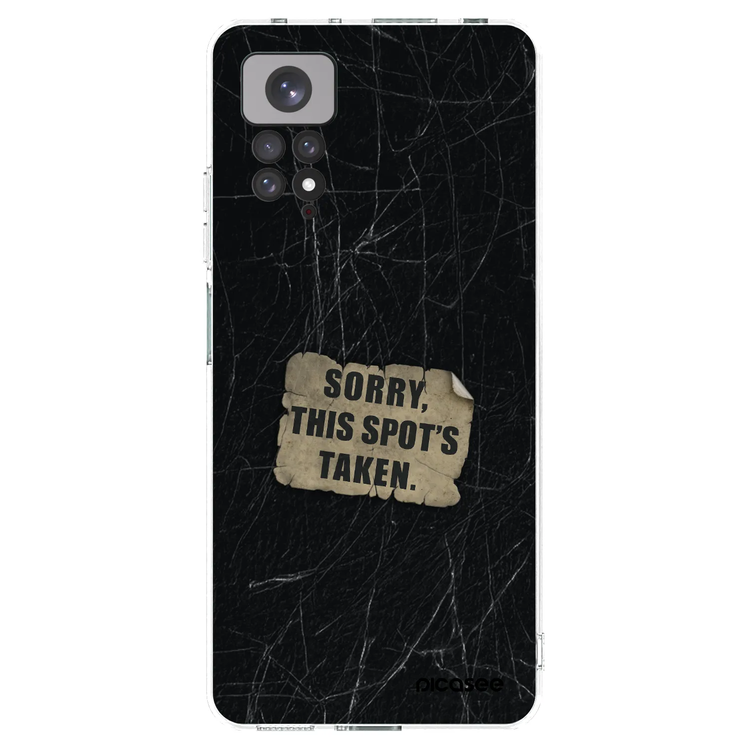 Picasee διαφανής θήκη σιλικόνης Xiaomi Redmi Note 11 - SORRY