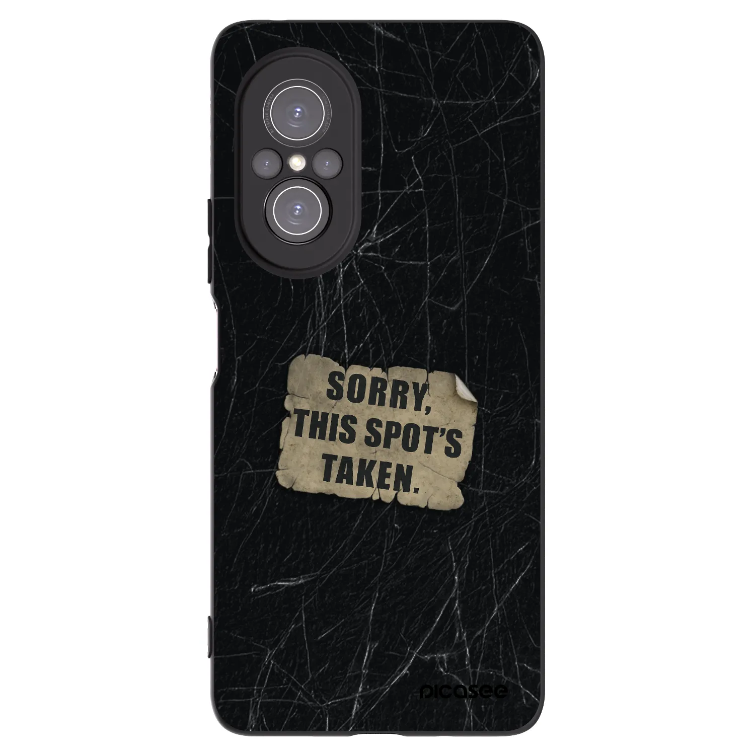 Picasee Μαύρη θήκη σιλικόνης για Huawei Nova 9 SE - SORRY