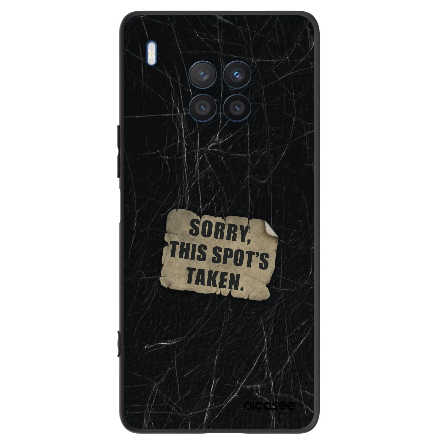 Picasee Μαύρη θήκη σιλικόνης για Honor 50 Lite - SORRY