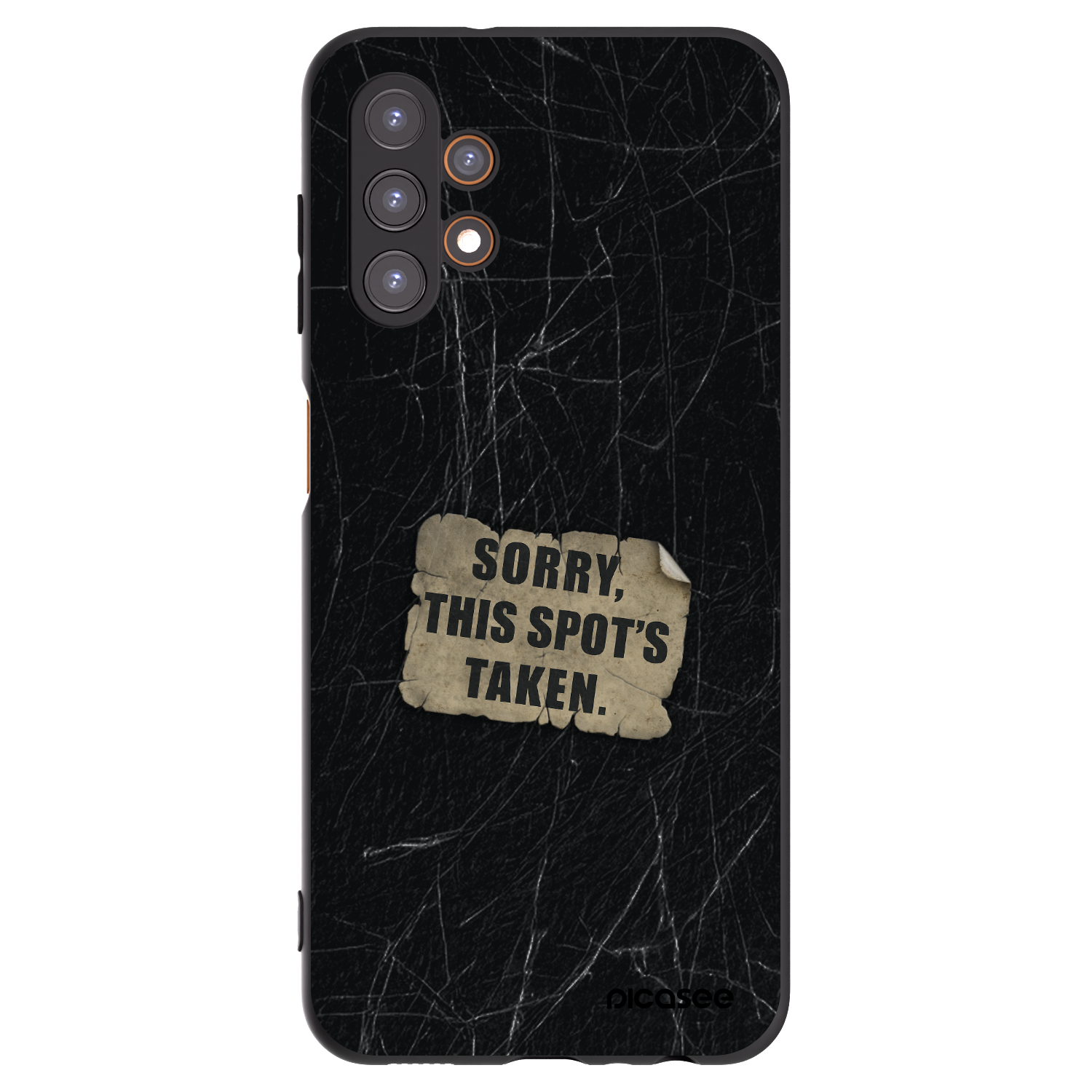 Picasee Μαύρη θήκη σιλικόνης για Samsung Galaxy A13 4G A135 - SORRY